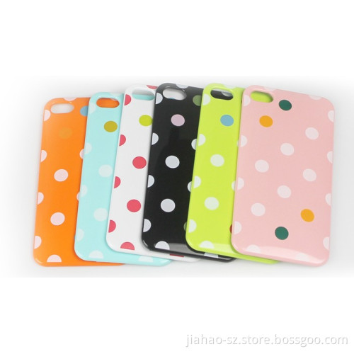Great Demand Polka DOT TPU Case for iPhone 5 5g Soft TPU Cover Multi-Color